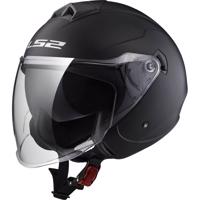 Moto helma LS2 OF573 Twister II Single Mono Barva Matt Black, Velikost M (57-58)