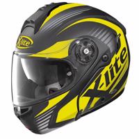Moto helma X-Lite X-1004 Nordhelle N-Com Flat Black-Yellow Barva černo-žlutá, Velikost XS (53-54)
