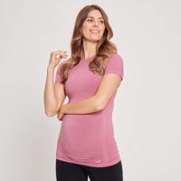 MP dámské těhotenské bezešvé tričko s krátkým rukávem – lila - XXS