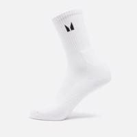 MP Unisex Crew Ponožky – Bílé - UK 2-5