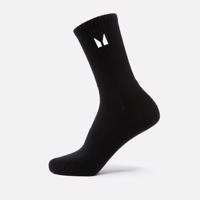 MP Unisex Crew Ponožky – Černé - UK 2-5