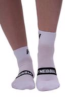 NEBBIA “EXTRA PUSH” crew ponožky 128 White Barva: Bílá, Velikost: 39-42