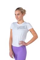 NEBBIA FIT Activewear funkční tričko 440 White Barva: Bílá, Velikost: L