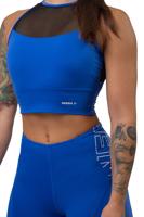 NEBBIA FIT Activewear Vyztužená Sportovní podprsenka 437 Blue Barva: Modrá, Velikost: M