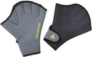 Neoprenové rukavice aqua sphere swim gloves black/bright yellow l