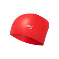 NILS Aqua Silikonová čepice pro dlouhé vlasy NQC LH červená