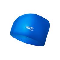 NILS Aqua Silikonová čepice pro dlouhé vlasy NQC LH modrá