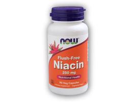 NOW Foods Niacin bez vedlejšího účinku zčervenání 250mg 90 kapslí