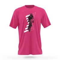 NU. BY HOLOKOLO Cyklistické triko s krátkým rukávem - GIRO II - růžová XL