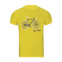 NU. BY HOLOKOLO Cyklistické triko s krátkým rukávem - LE TOUR LEMON II. - žlutá L