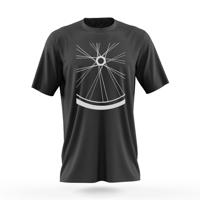 NU. BY HOLOKOLO Cyklistické triko s krátkým rukávem - RIDE THIS WAY - vícebarevná/černá M