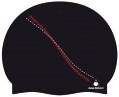 Plavecká čepice aqua sphere dakota cap černo/červená