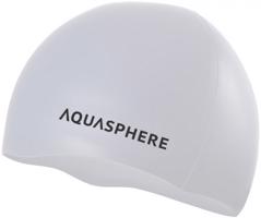 Plavecká čepice aqua sphere plain silicone cap bílá