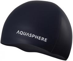 Plavecká čepice aqua sphere plain silicone cap černá