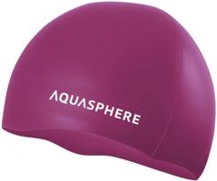 Plavecká čepice aqua sphere plain silicone cap růžová