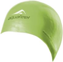 Plavecká čepice aquafeel bullitt silicone cap zelená