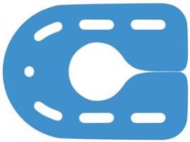 Plavecká deska matuska dena rehabilitation float modrá