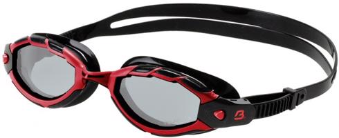Plavecké brýle aquafeel loon polarized černo/červená