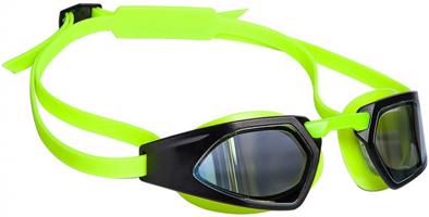 Plavecké brýle mad wave x-blade mirror černá/zelená