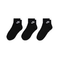 Ponožky Nike Sportswear Everyday Essential (tři páry) Černá