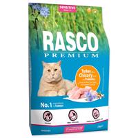 RASCO Premium Cat Kibbles Sensitive, Turkey, Chicory, Root Lactic acid bacteria 2 kg
