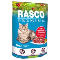 RASCO Premium Cat Kibbles Sterilized, Beef, Cranberries, Nasturtium 400 g