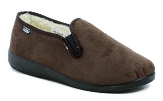 Rogallo 4320-009 hnědé pánské zimní papuče
