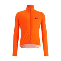 SANTINI Cyklistická větruodolná bunda - NEBULA  - oranžová S