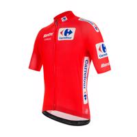 SANTINI Cyklistický dres s krátkým rukávem - LA VUELTA 2020 - červená M