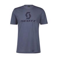 SCOTT Cyklistické triko s krátkým rukávem - ICON SS - modrá M