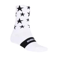 Sensor ponožky Stars Bílá/černá