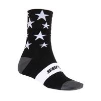 Sensor ponožky Stars Černá/bílá