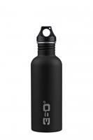 Single Wall Stainless Steel Bottle Matte 1L Black