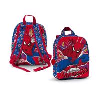 Siva batoh Spider-Man červený