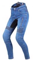 Street Racer Dámské jeansy na motorku Stretch II CE modré + sleva 300,- na příslušenství