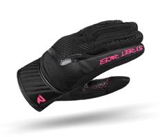 Street Racer Dámské rukavice na motorku Stunt černo-růžové