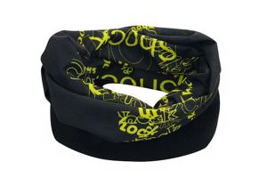 Sulov Sportovní šátek s flísem, černo-zelený
