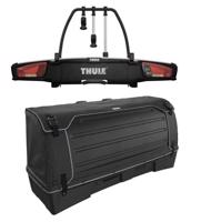 Thule VeloSpace XT 939 nosič na tažné na 3 kola + Thule 9383 box na nosič