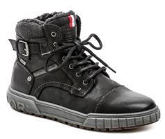 Tom Tailor 2181303 černé pánské zimní boty