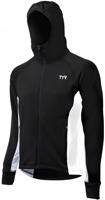 Tyr male victory warm-up jacket black/white xs