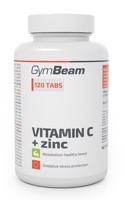 Vitamin C + Zinc - GymBeam 120 tbl.