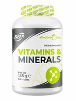 Vitamins and Minerals - 6PAK Nutrition 90 tbl.