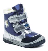 Wojtylko 1Z23030 modré dětské zimní boty