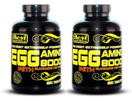 1+1 Zdarma: EGG Amino 8000 značky Best Nutrition 250 tbl. + 250 tbl.