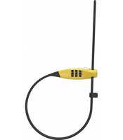 Abus Speciální uzamykatelné stahovací lanko s ocelovým jádrem Combiflex (délka kabelu 45cm,žlutá),