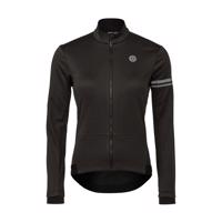 AGU Cyklistická zateplená bunda - WINTER ESSENTIAL W - černá XS