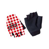 AGU Cyklistické rukavice krátkoprsté - JUMBO-VISMA 2022 - červená/bílá XL