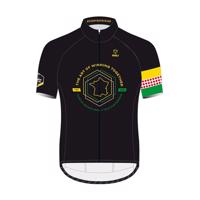 AGU Cyklistický dres s krátkým rukávem - JUMBO-VISMA 2022 - černá M
