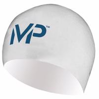 Aqua Sphere Plavecká čepice Michael Phelps RACE CAP POUZE bílý, modré MP (VÝPRODEJ)