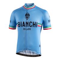 BIANCHI MILANO Cyklistický dres s krátkým rukávem - ISALLE - modrá S